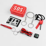 SOS Emergency Gear Pack Aid Outdoor Camping Hiking Hunting Scouts Kits Tools Pop