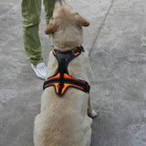 Heavy Duty-Padded Pet Dog Harness XL Large Medium Small Strap Vest Walk Out Led