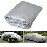 L - Foldable Waterproof Snow Wind Dust Resistant UV Outdoor Full  Auto Car Cover