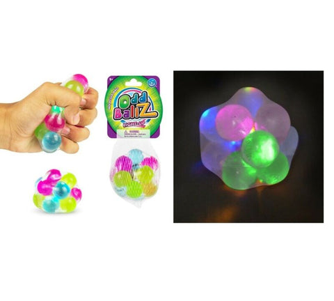 Light Up Large Molecule DNA Ball Tactile Fidget Autism ADHD Stress Relief