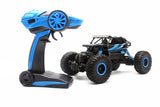 4WD RC Monster Truck Off-Road Vehicle 2.4G Remote Control Buggy Crawler Car Blue