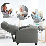 Recliner Chair Fabric Single Sofa Modern Reclining Seat Home Theater Seating