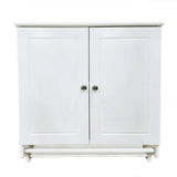 Wall Mount Bathroom Cabinet Organizer Kitchen Cupboard w/Door Storage Shelf Home