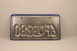 Anodized Aluminum License Plate Frame - Blue