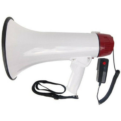 Megaphone Mega Phone Bull Horn Microphone Cheerleading Protest Rally 30W Siren