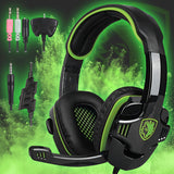 3.5mm Stereo Wired Gaming Headsets  Headphones w/Mic For PS4 Xbox