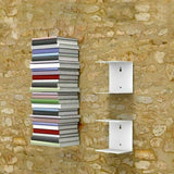 Floating Book Shelves Wall Mounted Shelf Modern U Shape Bracket Set