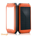 300000mAh Waterproof Portable Solar Charger Dual USB Battery Power Bank Phone