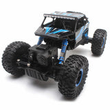 4WD RC Monster Truck Off-Road Vehicle 2.4G Remote Control Buggy Crawler Car Blue