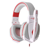 Gaming Headset Surround Stereo Headband Headphone USB 3.5mm LED with Mic for PC