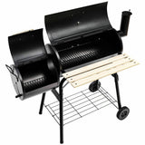 Goplus Outdoor BBQ Grill Charcoal Barbecue Pit Patio Backyard Meat Cooker Smoker