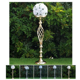 Metal Wedding Flower Decor Candle Holder Vase Centerpiece For Wedding