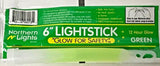 Lot of 15  Emergency Light Sticks 12 Hour GREEN Made in USA