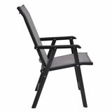 Set of 4 Outdoor Patio Folding Chairs Camping Deck Garden Pool Beach W/Armrest