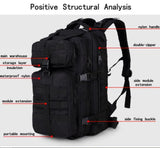 30L 3P Outdoor Military Rucksacks Tactical Backpack Camping Hiking Trekking Bag