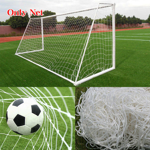 PE Football Soccer Goal Post Net Sports Training Practice Outdoor 24X8FT 12X6FT