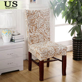 Stretch Spandex Chair Cover Dining Room Wedding Party Décor Pattern Seat Cover