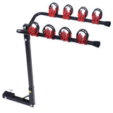 New 4 Bicycle Bike Rack 1-1/4"&2" Hitch Mount Carrier Car Truck AUTO SUV Swing