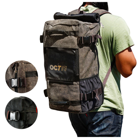 Men's Vintage Canvas Backpack Travel Sport Rucksack Satchel School Hiking Bag