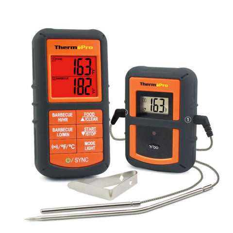 ThermoPro Digital LCD Wireless Meat Cooking Thermometer Dual Probe