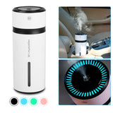 LED Mini Portable Car Humidifier Air Purifier Freshener Essential Oil Diffuser