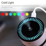 LED Mini Portable Car Humidifier Air Purifier Freshener Essential Oil Diffuser