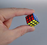 World's Smallest RUBIK'S CUBE Puzzle 3D Toy Miniature Doll Retro 80's Mini