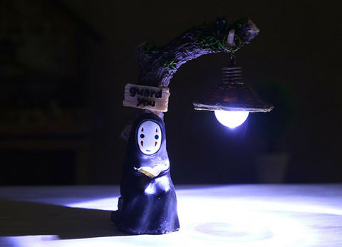 No Face Man Night Light Miyazaki Hayao Anime Spirited Away LED Lamp Xmas Cute
