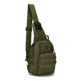 Men Women Vintage Army Canvas Backpack Rucksack School Hiking Bag