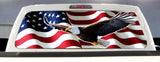 AMERICAN FLAG EAGLE PICK-UP TRUCK REAR WINDOW GRAPHIC DECAL