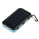 Waterproof 300000mAh Dual USB Portable Solar Charger Solar Power Bank For Phone