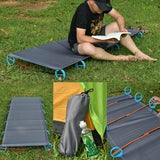 Camping Mat Ultralight Portable Single Folding Camp Bed Cot Sleeping Outdoor US