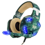 Gaming Headset Surround Stereo Headband Headphone USB 3.5mm LED with Mic for PC