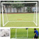 6 x 4 FT Football Soccer Goal Post Net for Kid Practice Training Match Outdoor