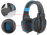 Gaming Headset Surround Stereo Headband Headphone USB 3.5mm LED with Mic for PC