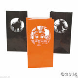 12 HALLOWEEN Party Decoration Pathway Walkway Paper SILHOUETTE LUMINARY BAGS