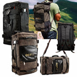 Men's Vintage Canvas Backpack Travel Sport Rucksack Satchel School Hiking Bag