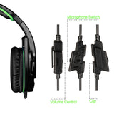 3.5mm Stereo Wired Gaming Headsets  Headphones w/Mic For PS4 Xbox