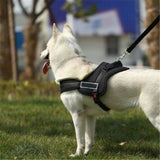 Adjustable No Pull Large Dog Harness w Handle No-Slip Fr Training Walking Hiking