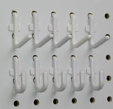 Plastic 71 pc Peg Hook Kit & Bin Assortment PEGBOARD NOT INCLUDED