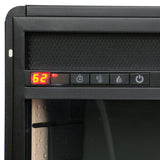 34" Black Insert Freestanding 22 Settings Logs Electric Fireplace Heater