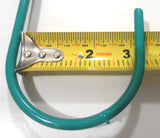 S HOOK 5 PC.10" INCH JUMBO STEEL GREEN S-HOOKS PVC COATED PLANT HANGER