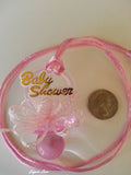 Pacifier Necklaces Baby Shower Games Favors Prizes Pink, Blue, Boy's, Girl's