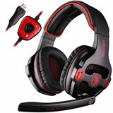 Gaming Headset Stereo7.1 Surround Sound USB Headphone For PC Laptop