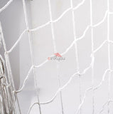 24x8FT Full Size Soccer Football Goal Post Nets Straight Flat Back - Only Net