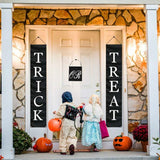 Trick or Treat Halloween Banner, Halloween Decor (72in x 14in) Indoor Outdoor