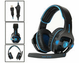 Gaming Headset Stereo7.1 Surround Sound USB Headphone For PC Laptop