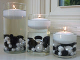 Royal Blue & White Pearls - Jumbo/Assorted Sizes Vase Decorations &Table Scatter