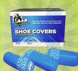 100 DISPOSABLE SHOE COVERS NON-SKID/ MEDICAL/ XL TO SIZE 13 VALUE PRICE A-I-A