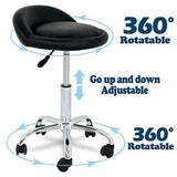 Rolling Swivel Stool w/Wheels Adjustable Tattoo Facial Massage Spa Salon